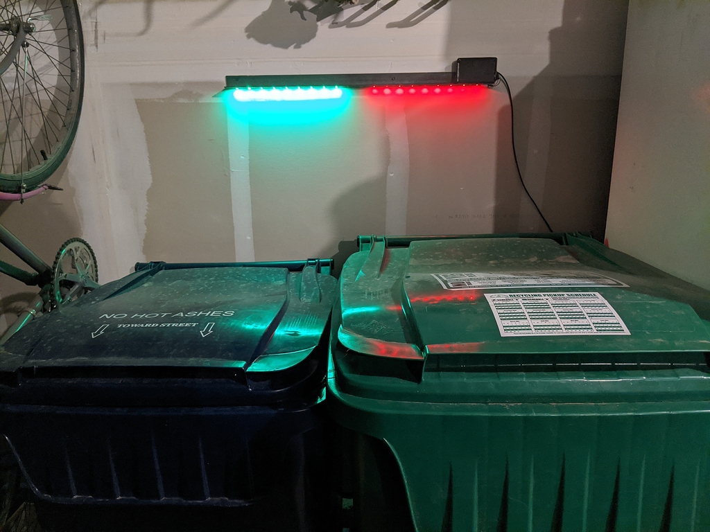 Garbage and Recycling Collection Notifier Light Share your Projects