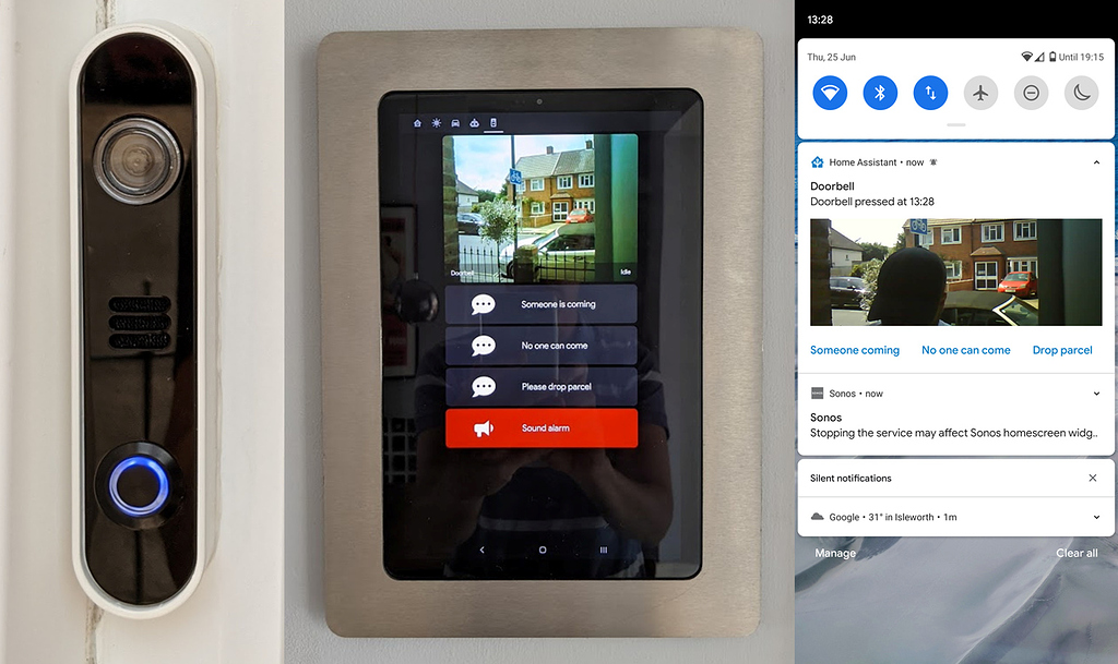 DIY Video Doorbell with Voice Response ESPHome / ESP32 Camera