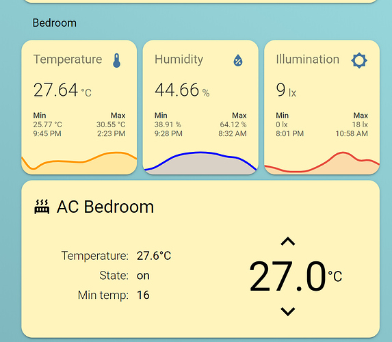 Lovelace Simple thermostat card Dashboards & Frontend Home