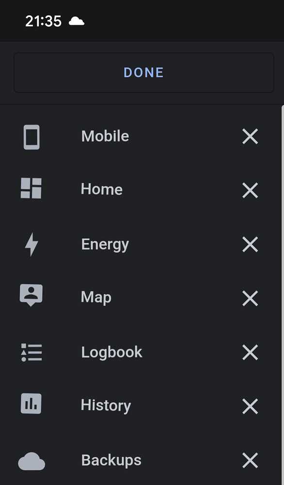 How to make sidebar categories permanently disappear Configuration