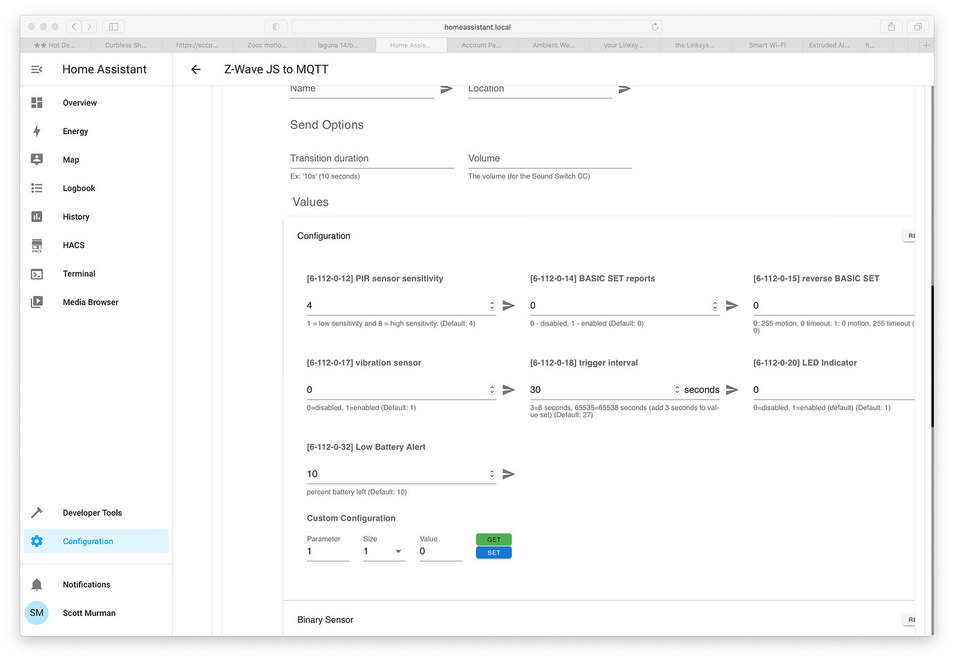 Zooz motion sensor ZWave Home Assistant Community
