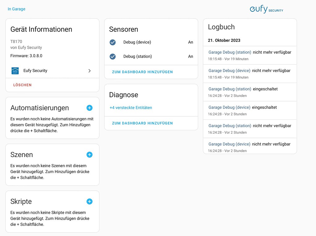 Eufy S340 Solocam Integration fails Third party integrations Home