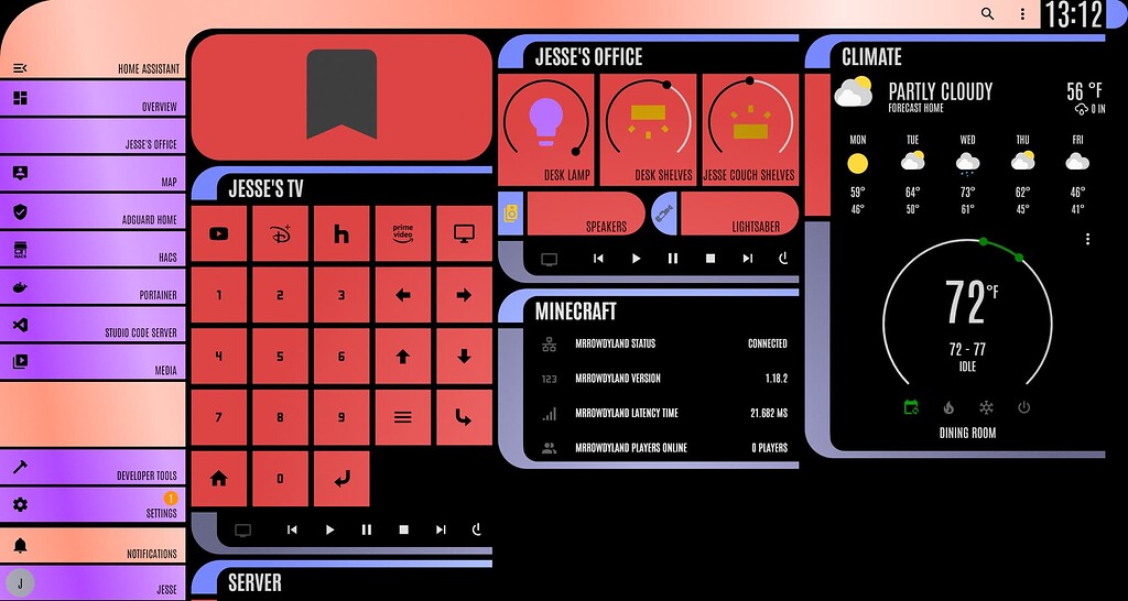 Star Trek LCARS Theme Themes Home Assistant Community
