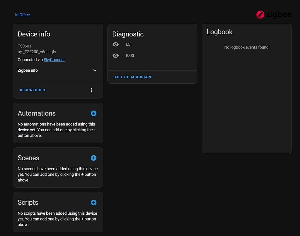 TS0601 by _TZE200_v6ossqfy WiFi/ZigBee Human Presence Sensor MmWave