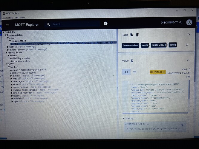 Automating a MQTT device to trigger a non MQTT device Configuration