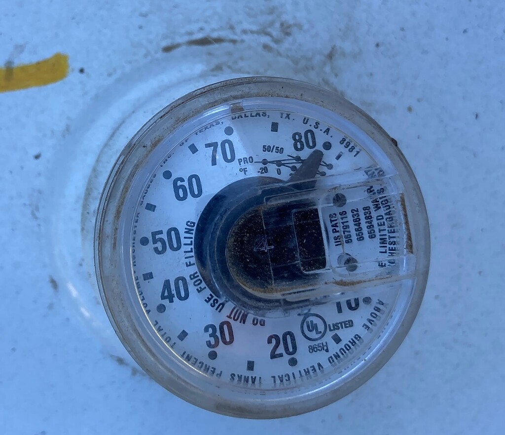 Propane tank meter. Anyone know what sensor would work? - ESPHome