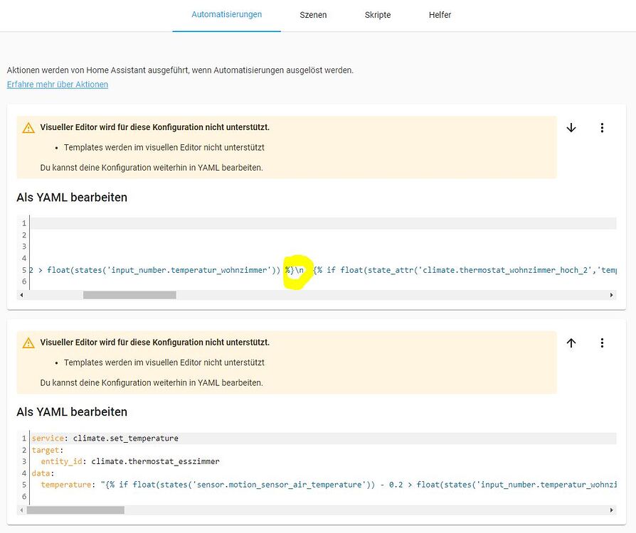 Format gone in yaml automation editor Home Assistant Community