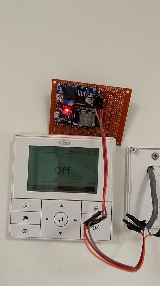 Fujitsu AC (heat pump) integration via ESPHome [ESP32] Share your
