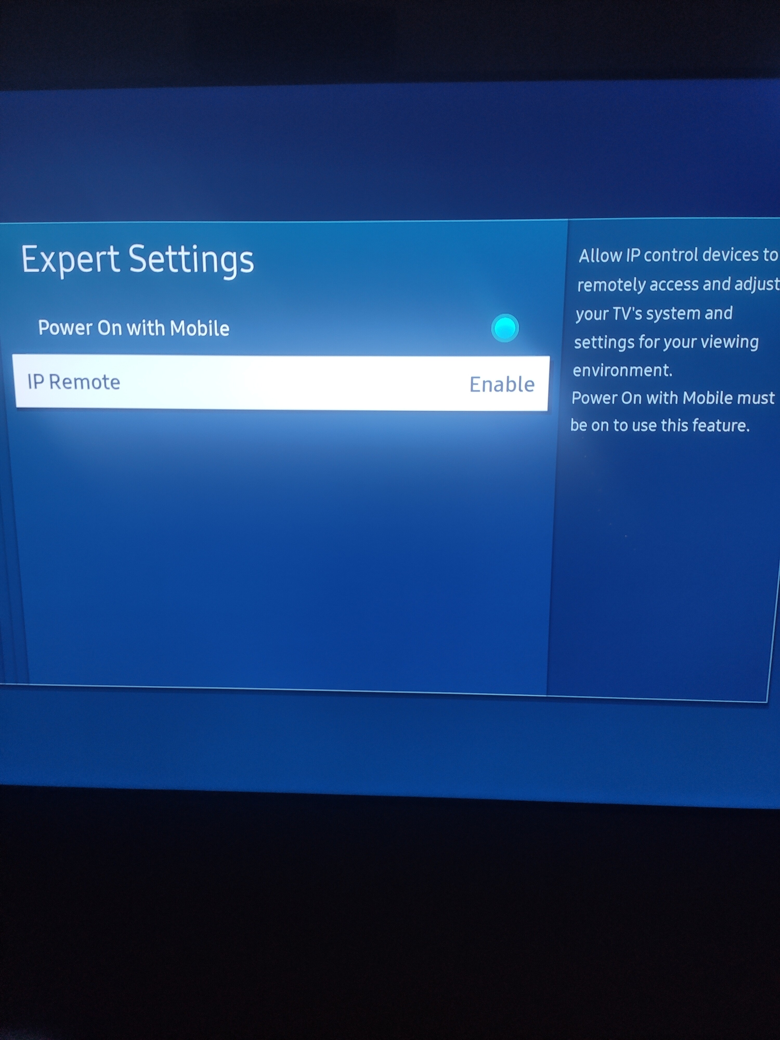 My Samsung TV keeps showing up as a new integration Configuration