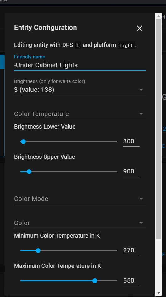 How To Properly Set Brightness Ranges In Local Tuya Configuration