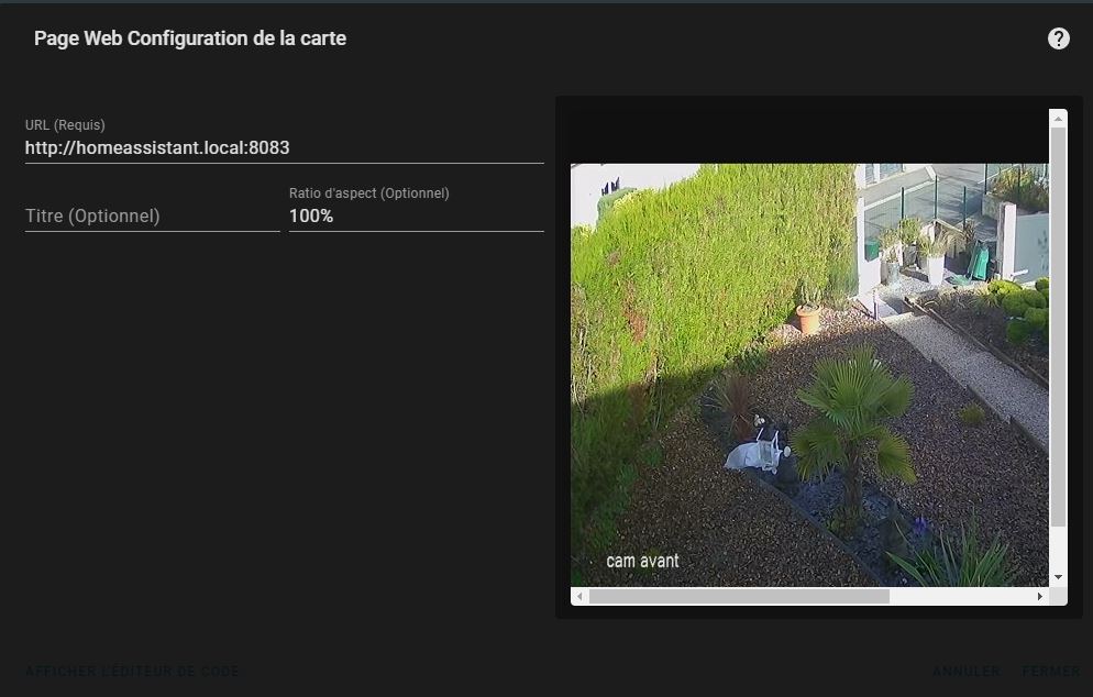 Home Assistant Community Addon motionEye Home Assistant OS Home