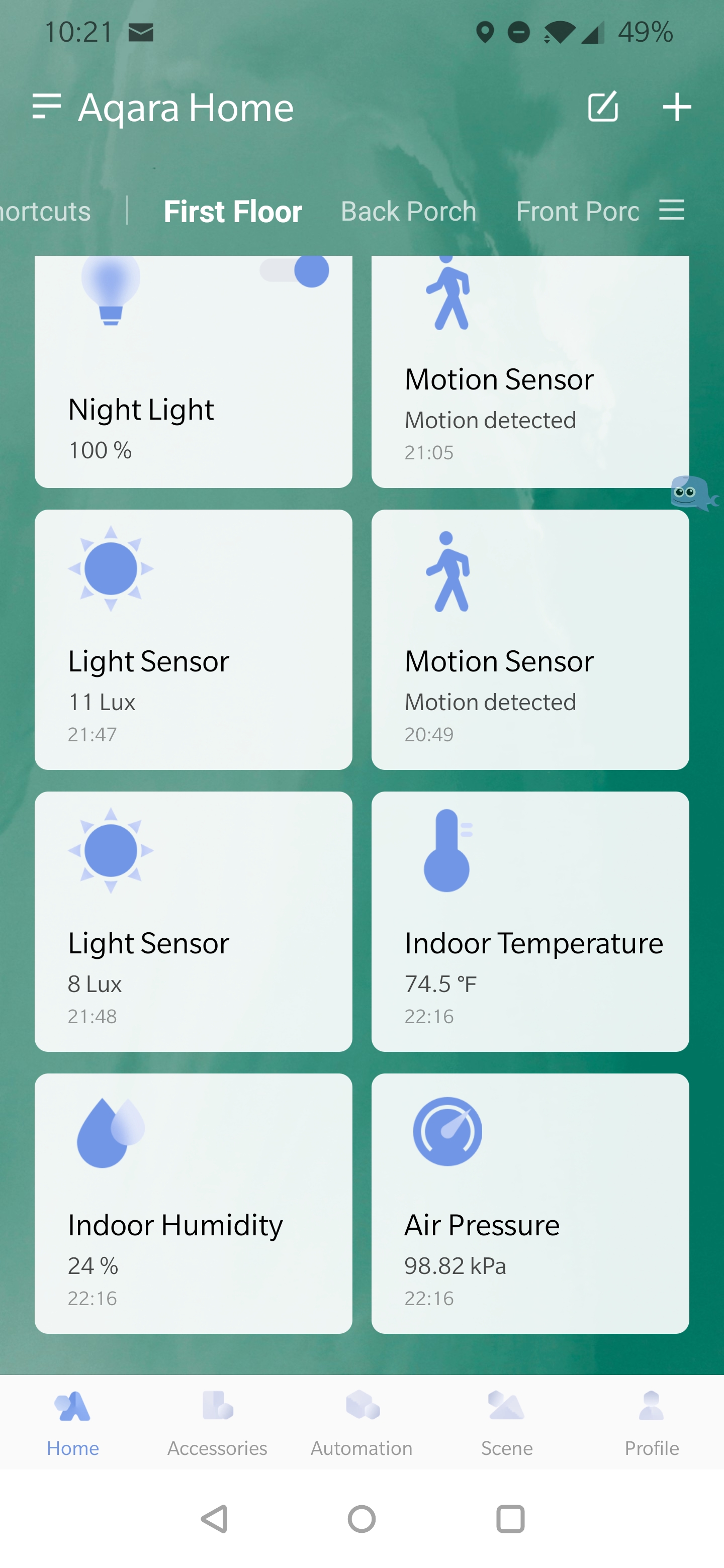 How can I get my Aqara Temperature / Humidity sensor to read the