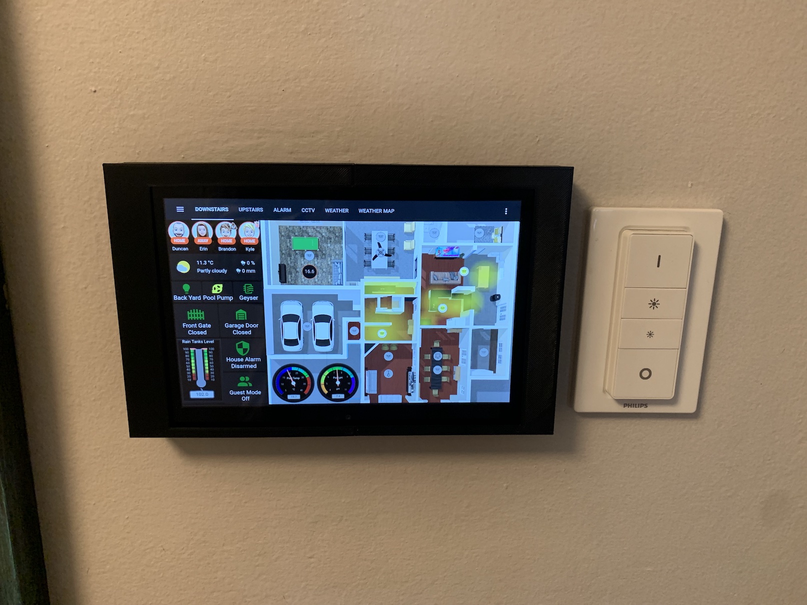 Tablet Floor Plan Dashboard Share your Projects! Home Assistant