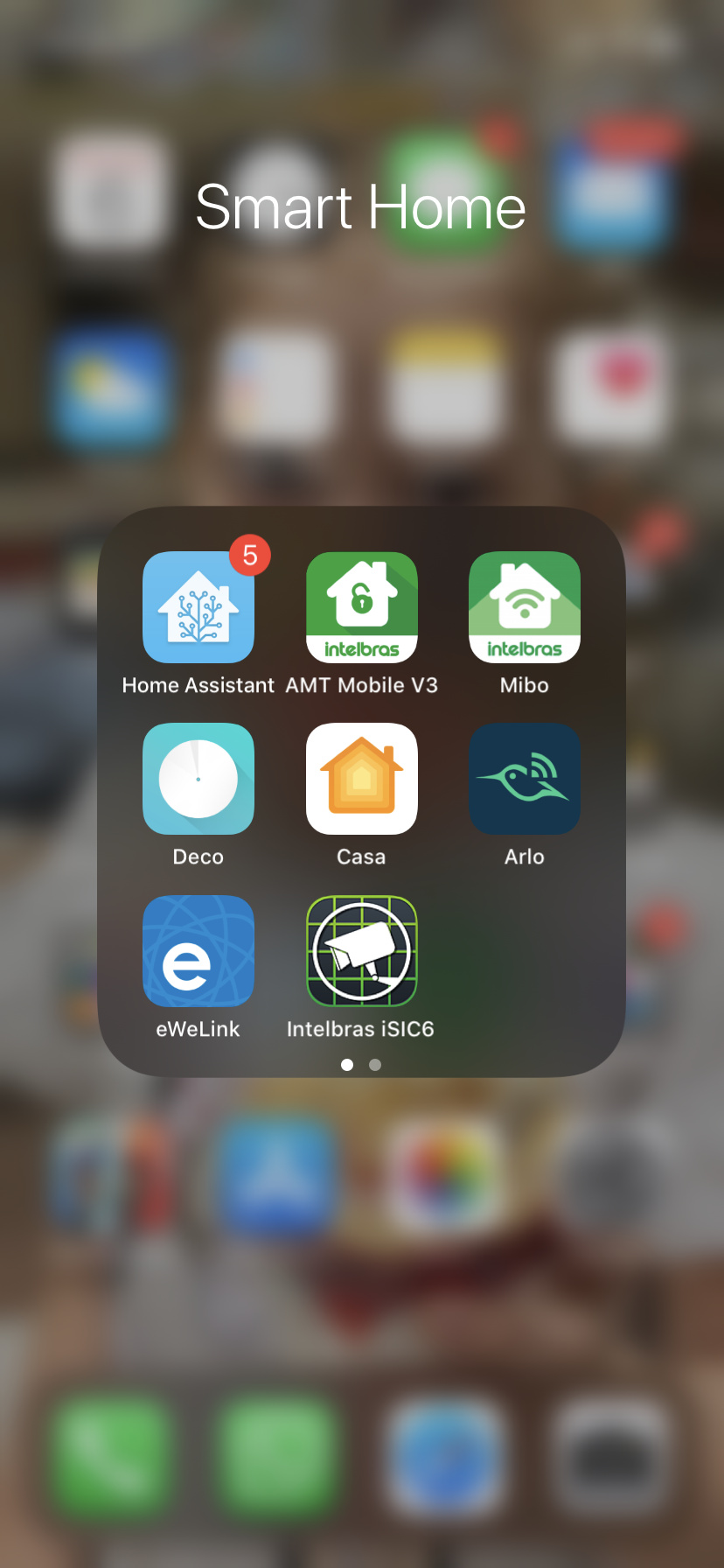 Unread notifications icon Home Assistant Companion for Apple Home