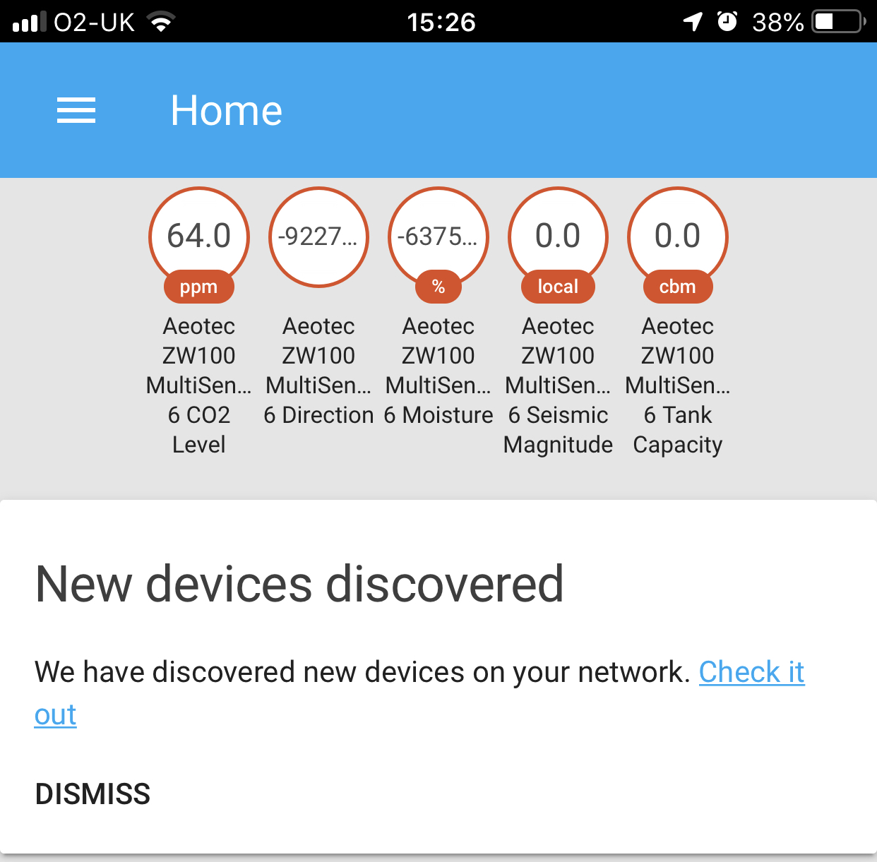 Aeotec Multisensor 6 Slowly Acquiring Unexpected Functions