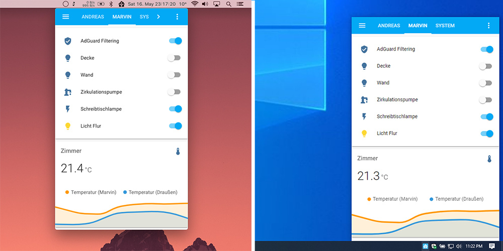 Home Assistant Desktop (macOS, Windows and Linux) quick and easy