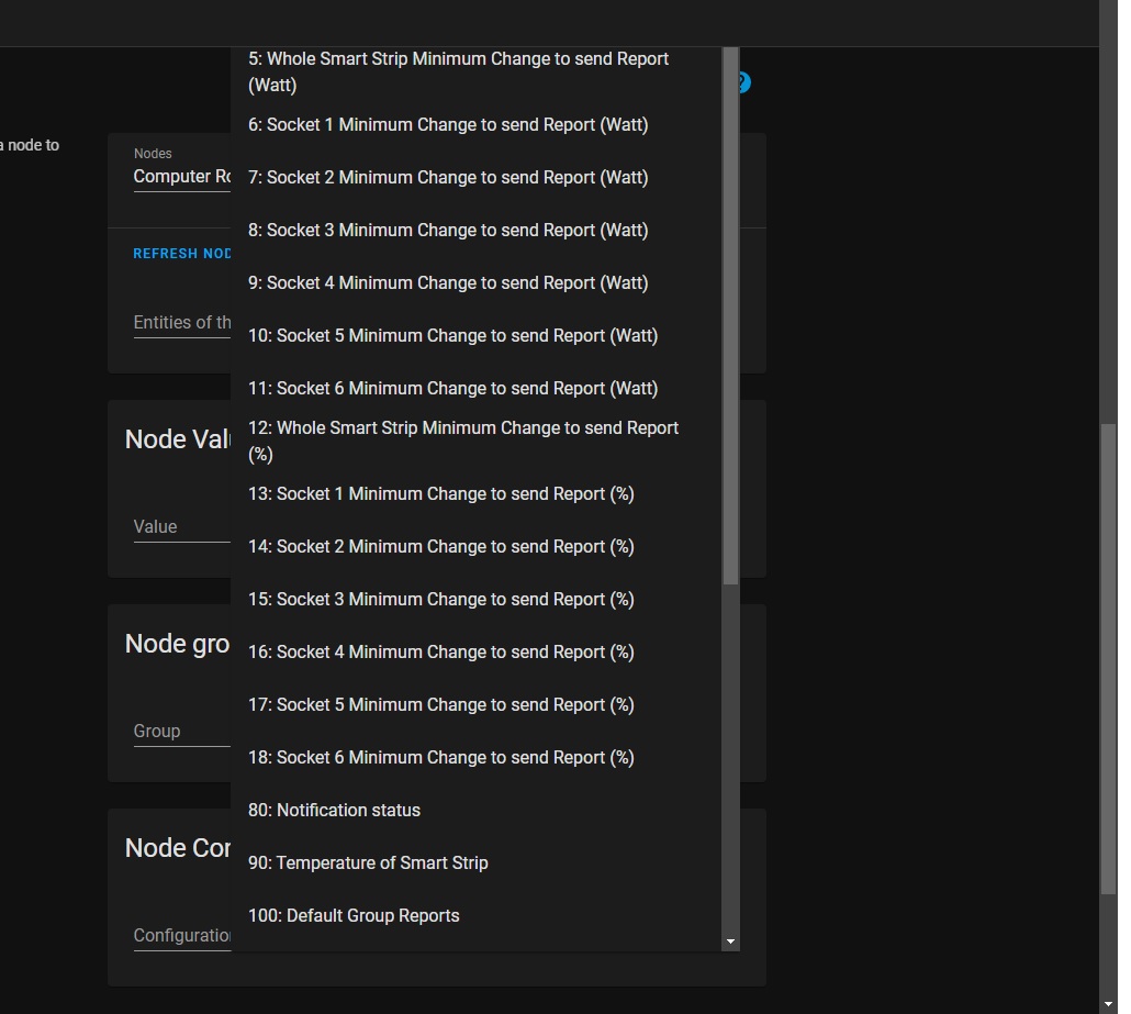 Scroll locked issue with many configuration options Frontend Home
