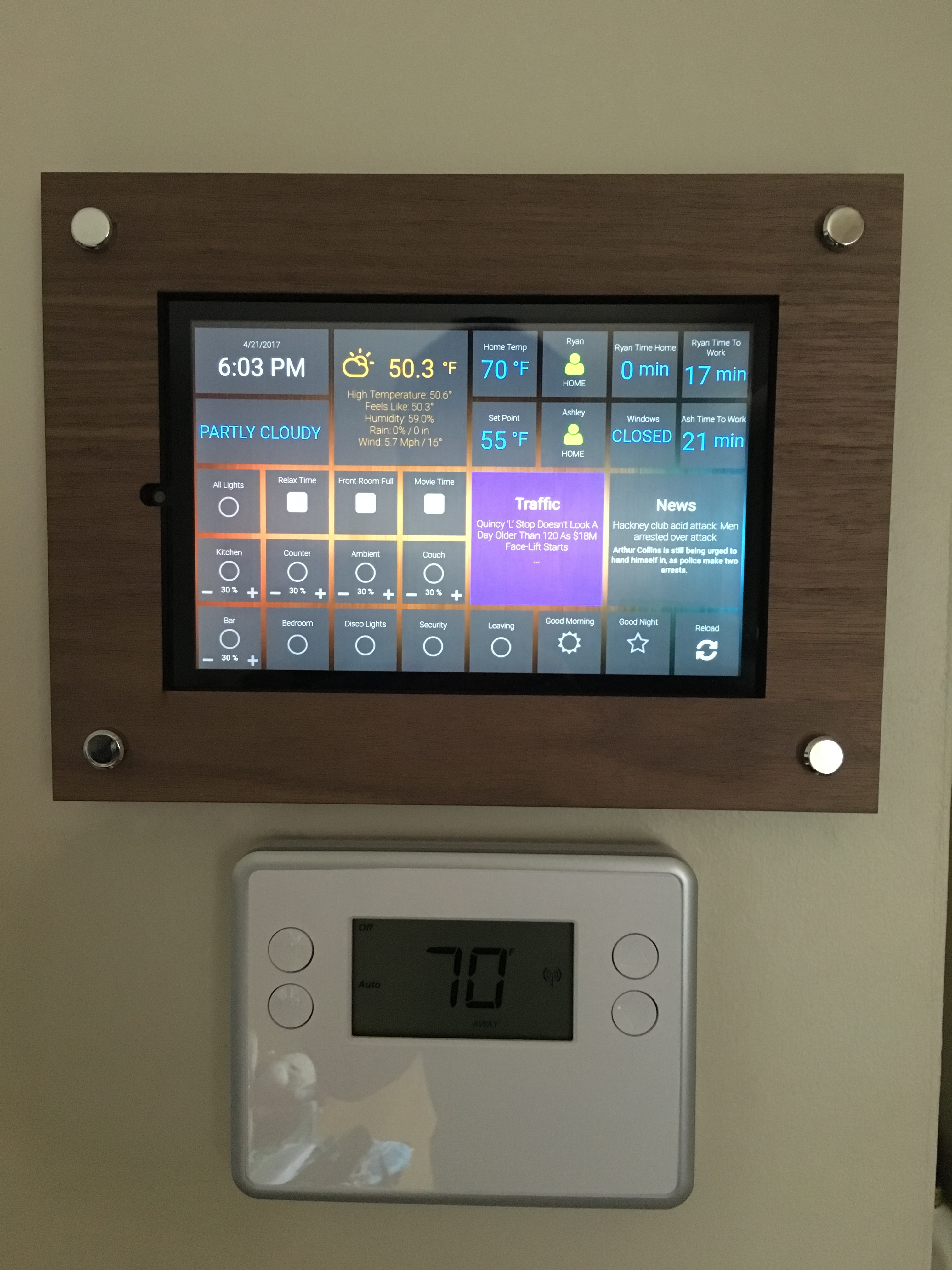 Wall mounted touchscreen Share your Projects! Home Assistant Community