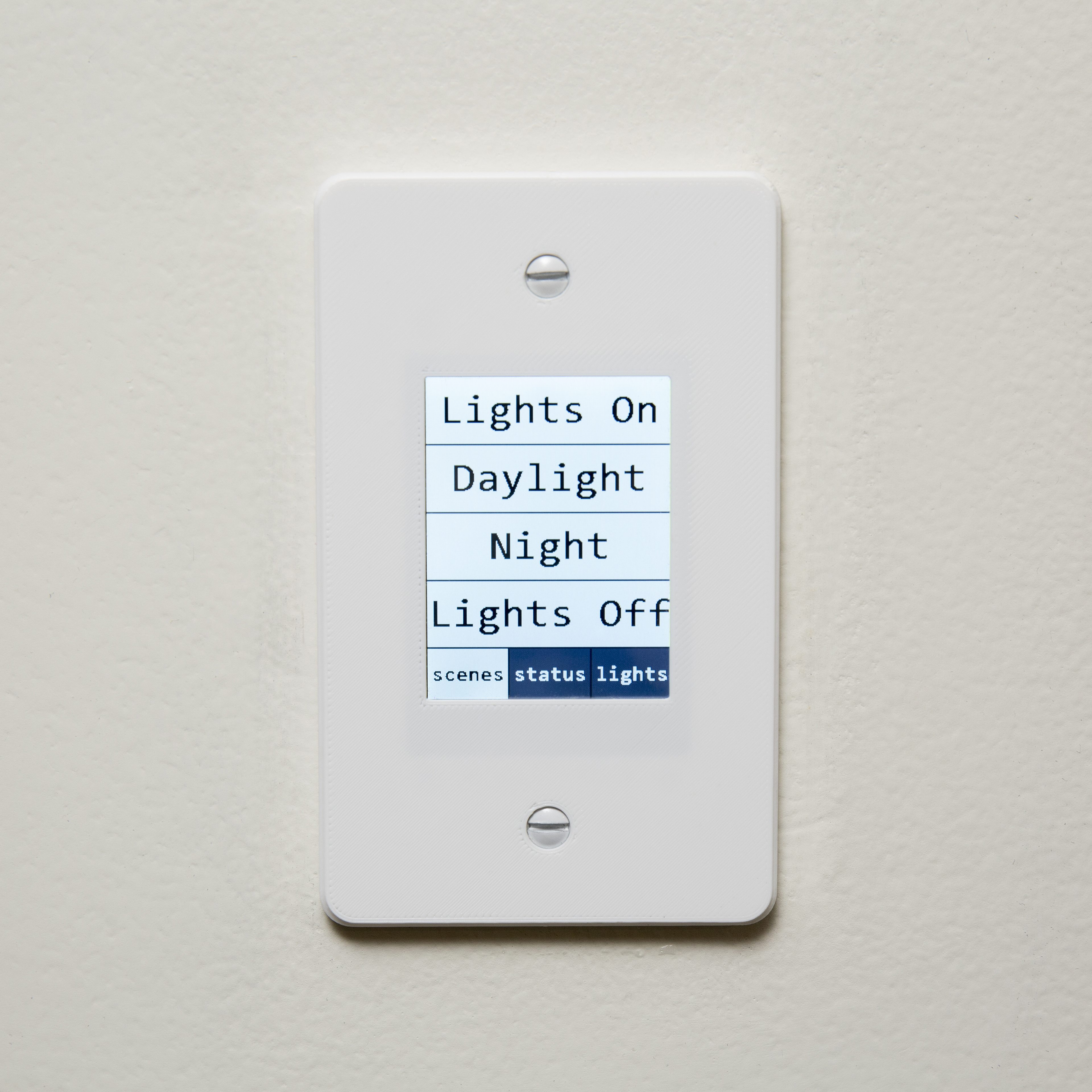 HA SwitchPlate HASPone DIY InWall Touchscreen Home Assistant