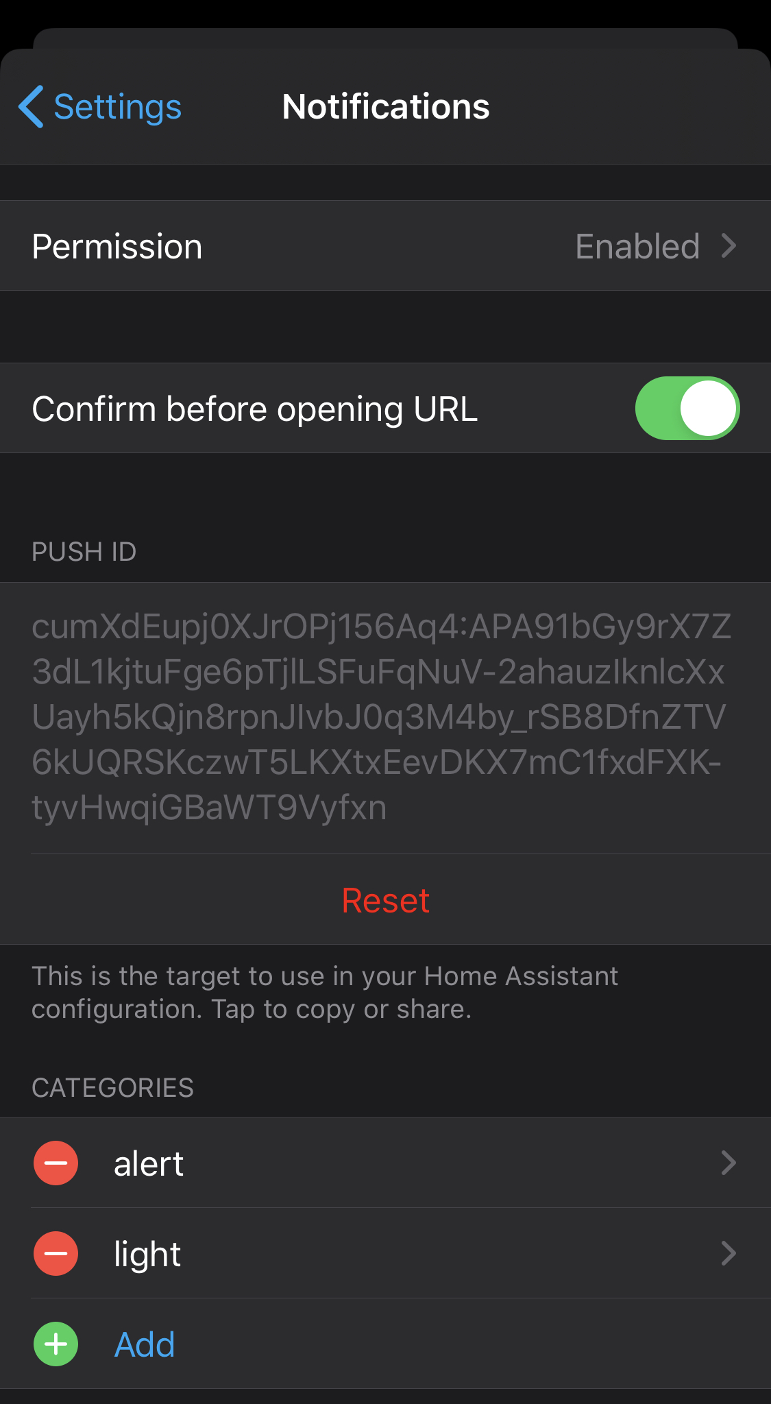 iOS Notifications with Snooze Option(s) Configuration Home