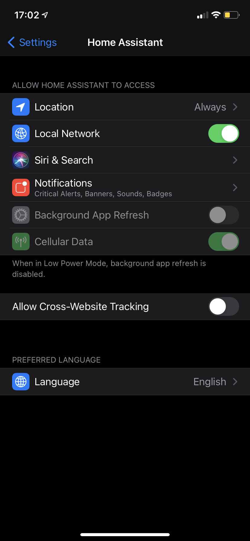 Sound notifications Home Assistant Companion for Apple Home