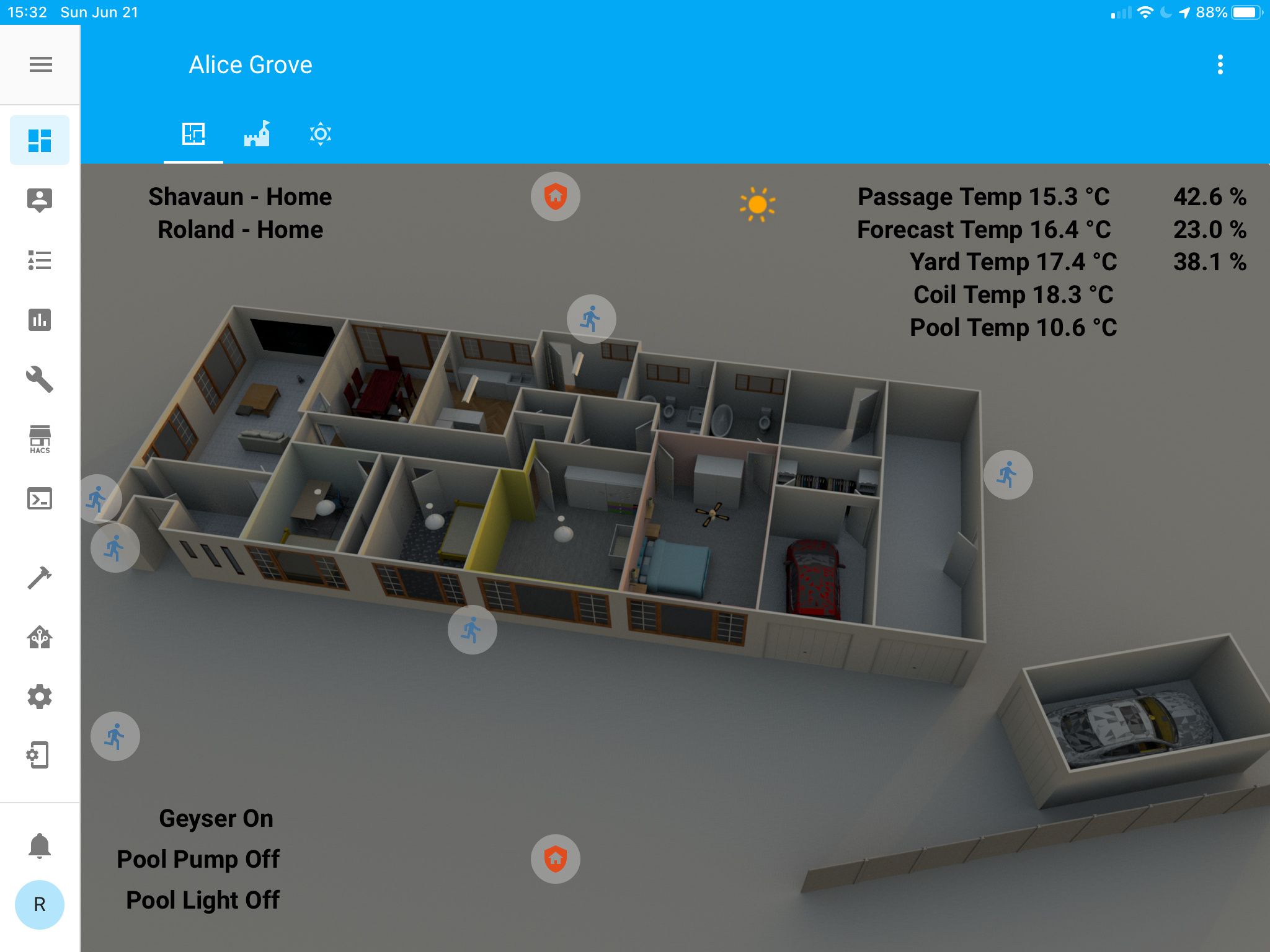 3D Floorplan using lovelace pictureelements card Share your Projects