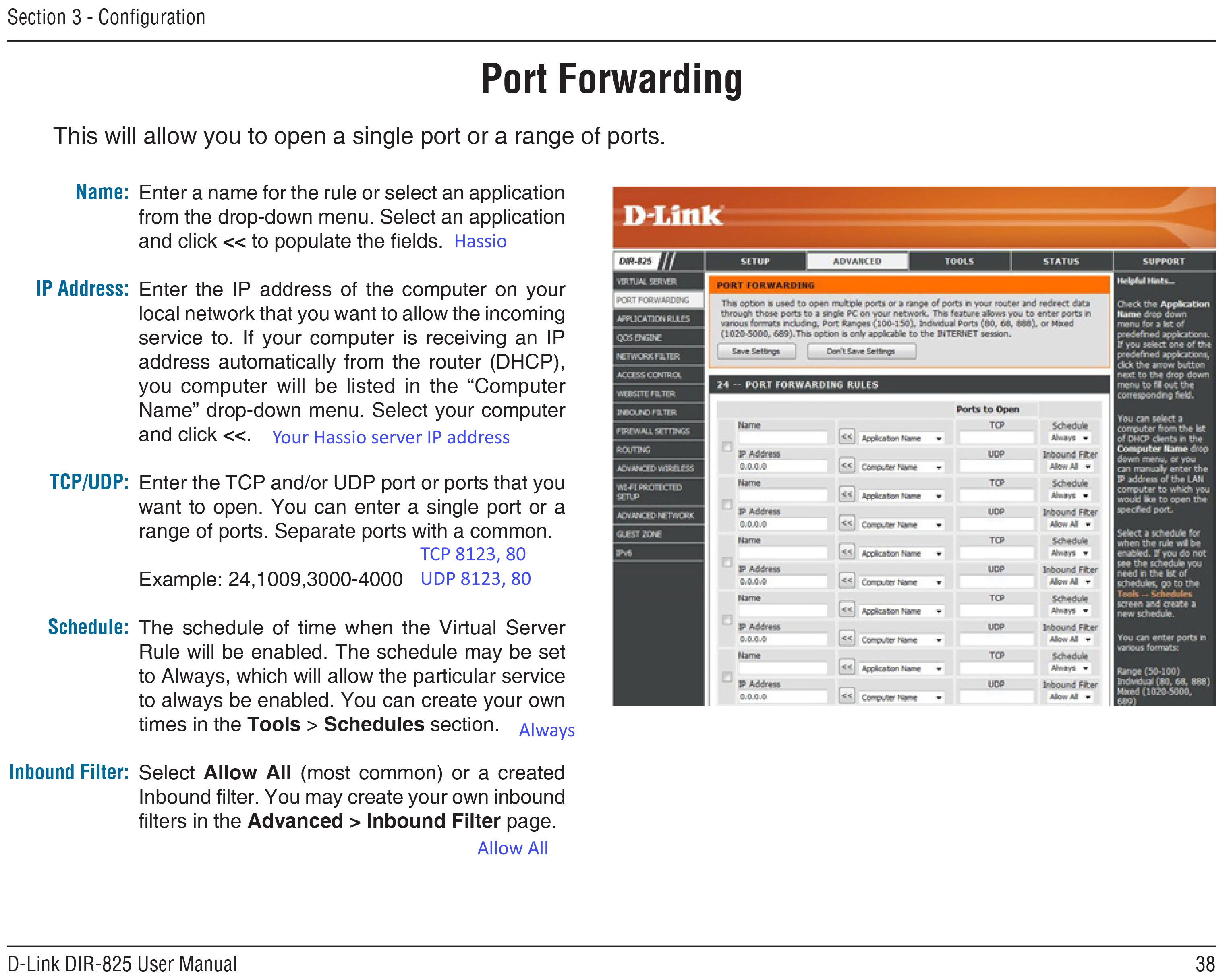 Port Forwarding / Virtual server Hardware Home Assistant Community