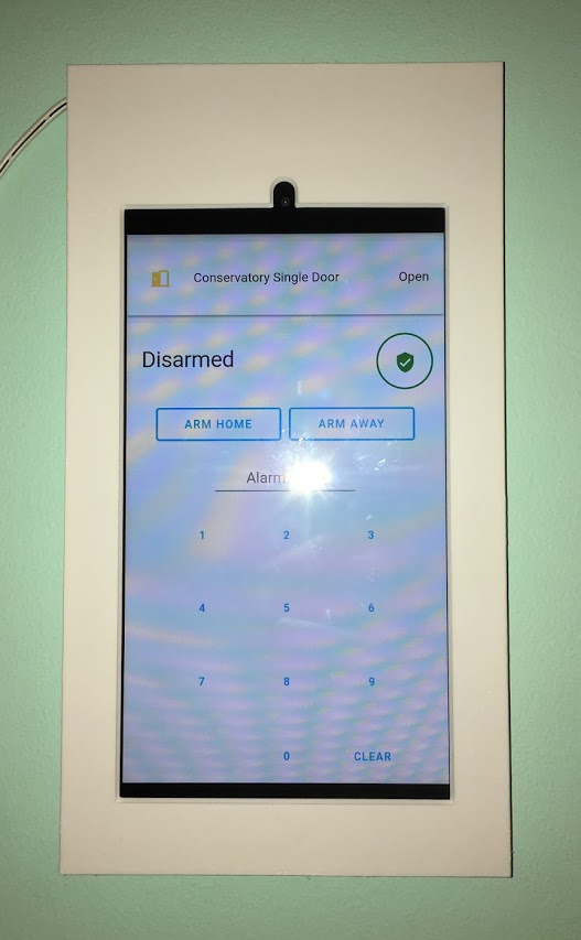 Using Wall Tablet Instead of Alarm Keypad Configuration Home