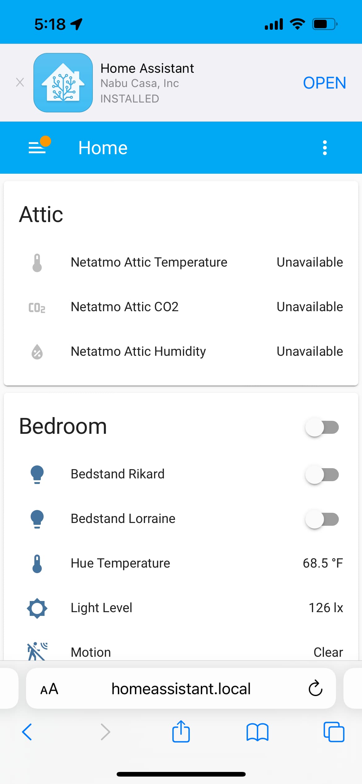 iPhone Home Assistant Companion App can not find server, but browser