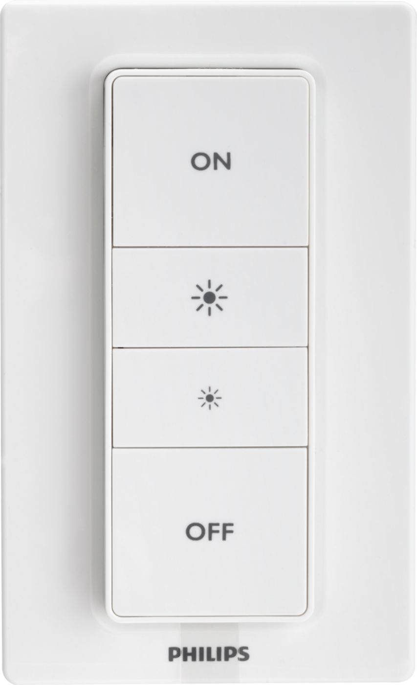 Hue Dimmer Remote (connected via Hue Bridge + Hue Integration