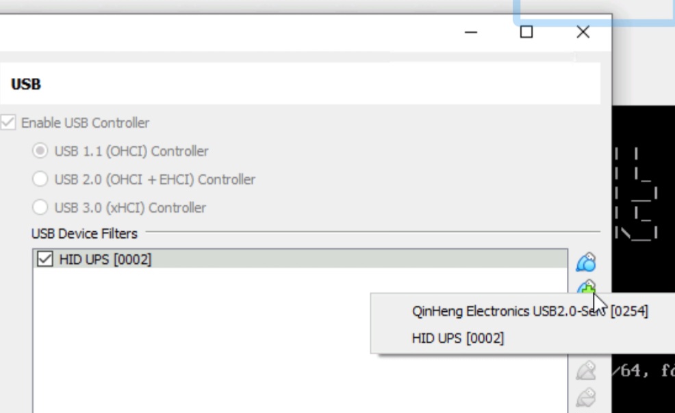 Home assistant cannot see my usb ports in virtualbox... cannot seem to