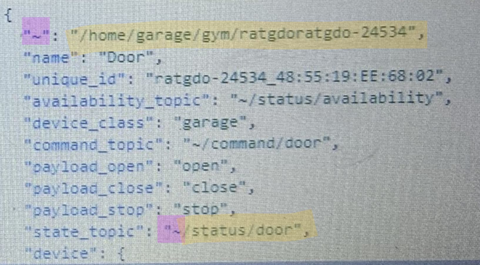 Automating a MQTT device to trigger a non MQTT device Configuration