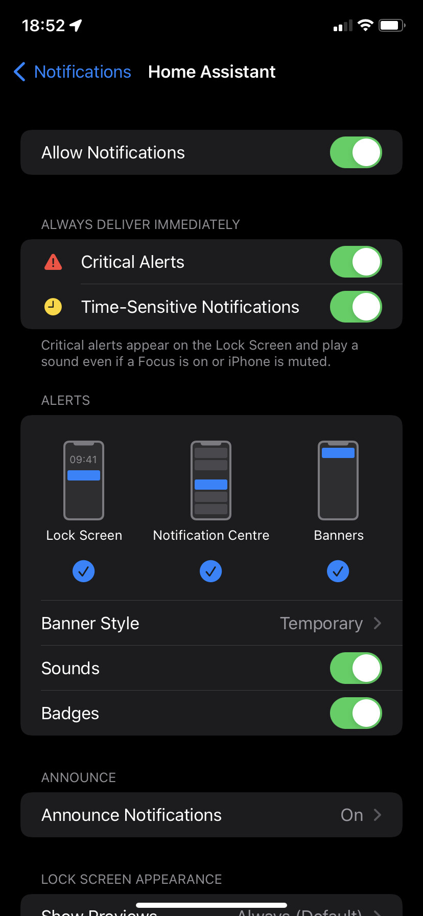 Help troubleshooting notifications on iOS Home Assistant Companion
