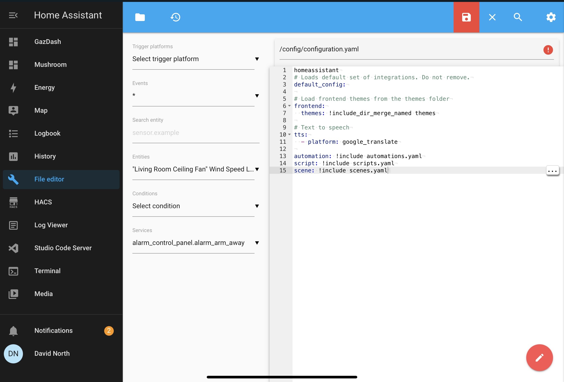 Configuration.yaml Error. Need Help Frontend Home Assistant Community
