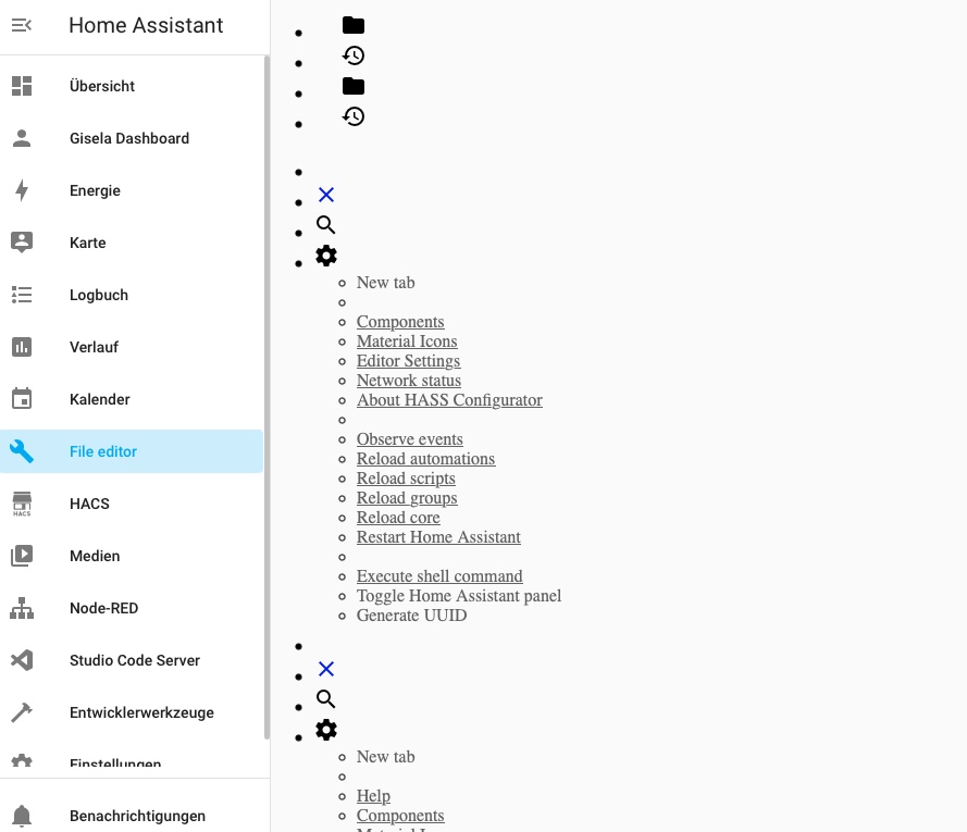 File editor does not work properly and appears differently Frontend