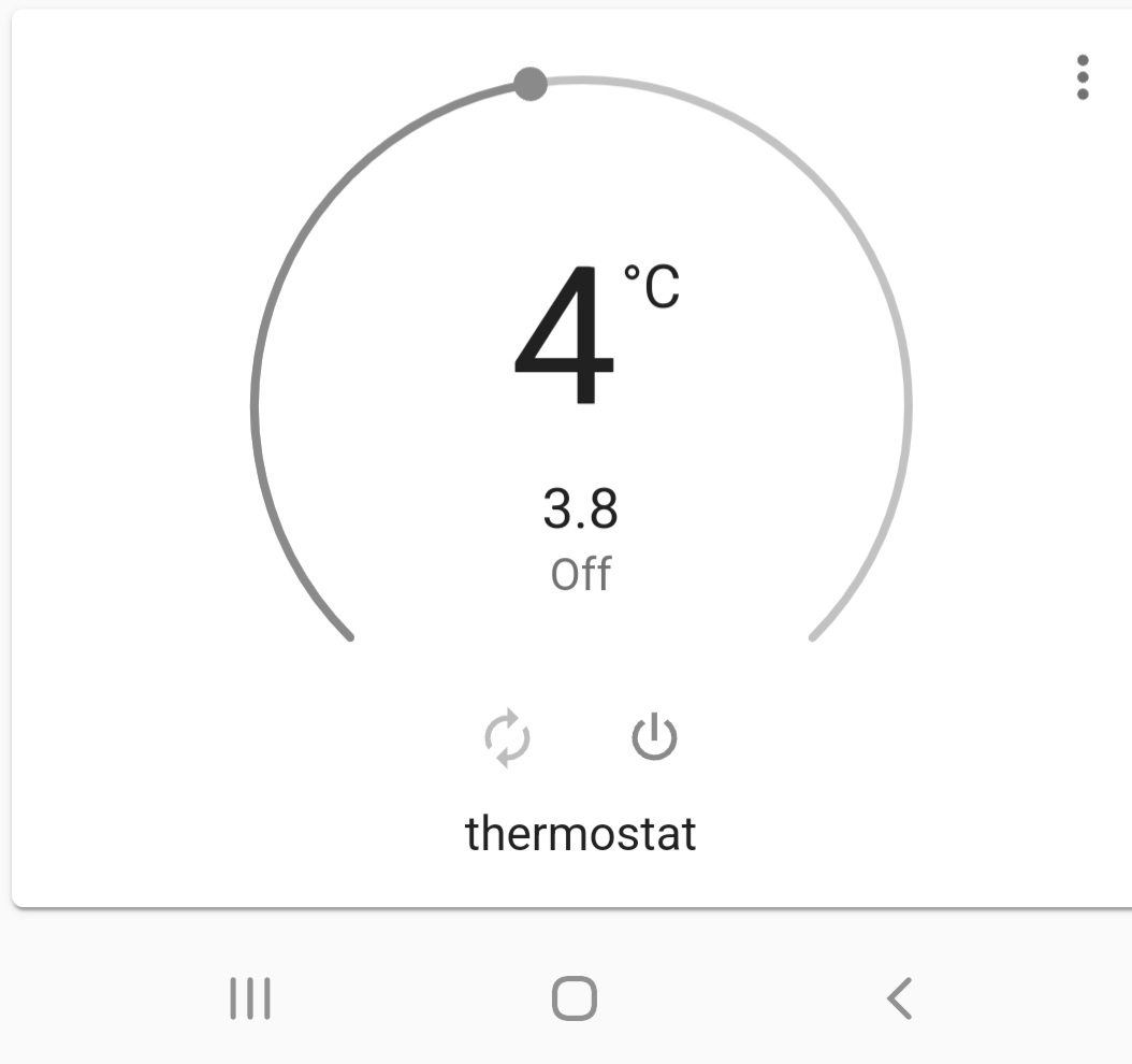 Moes thermostat. HA says 4deg... WHY! its 20deg! Configuration Home