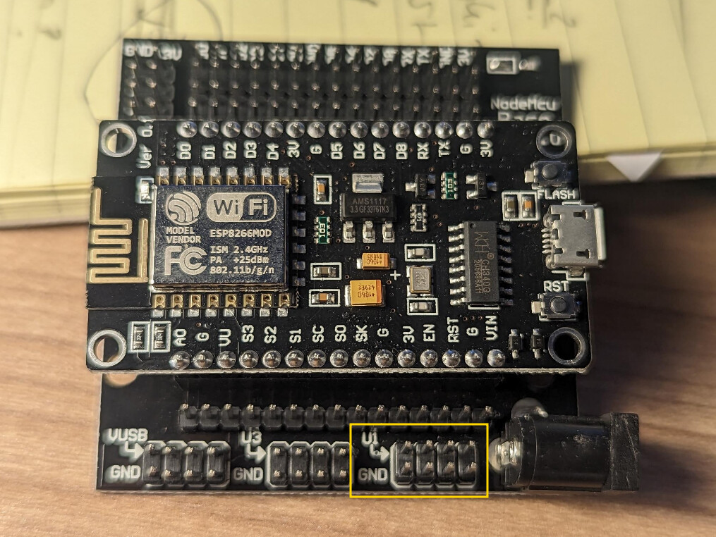 ESP32 breakout board with pins that output the input voltage? ESPHome