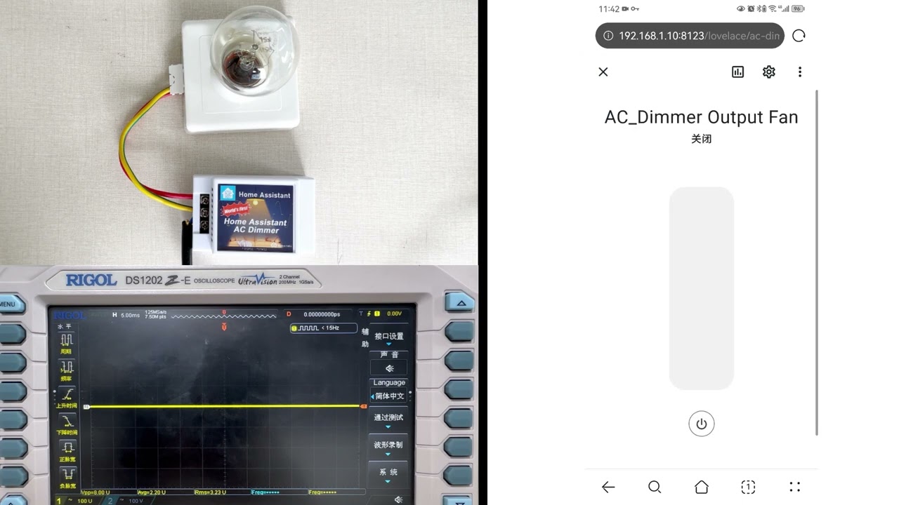 I made a ESP32 AC Dimmer, with support ESPhome/Homeassistant ESPHome