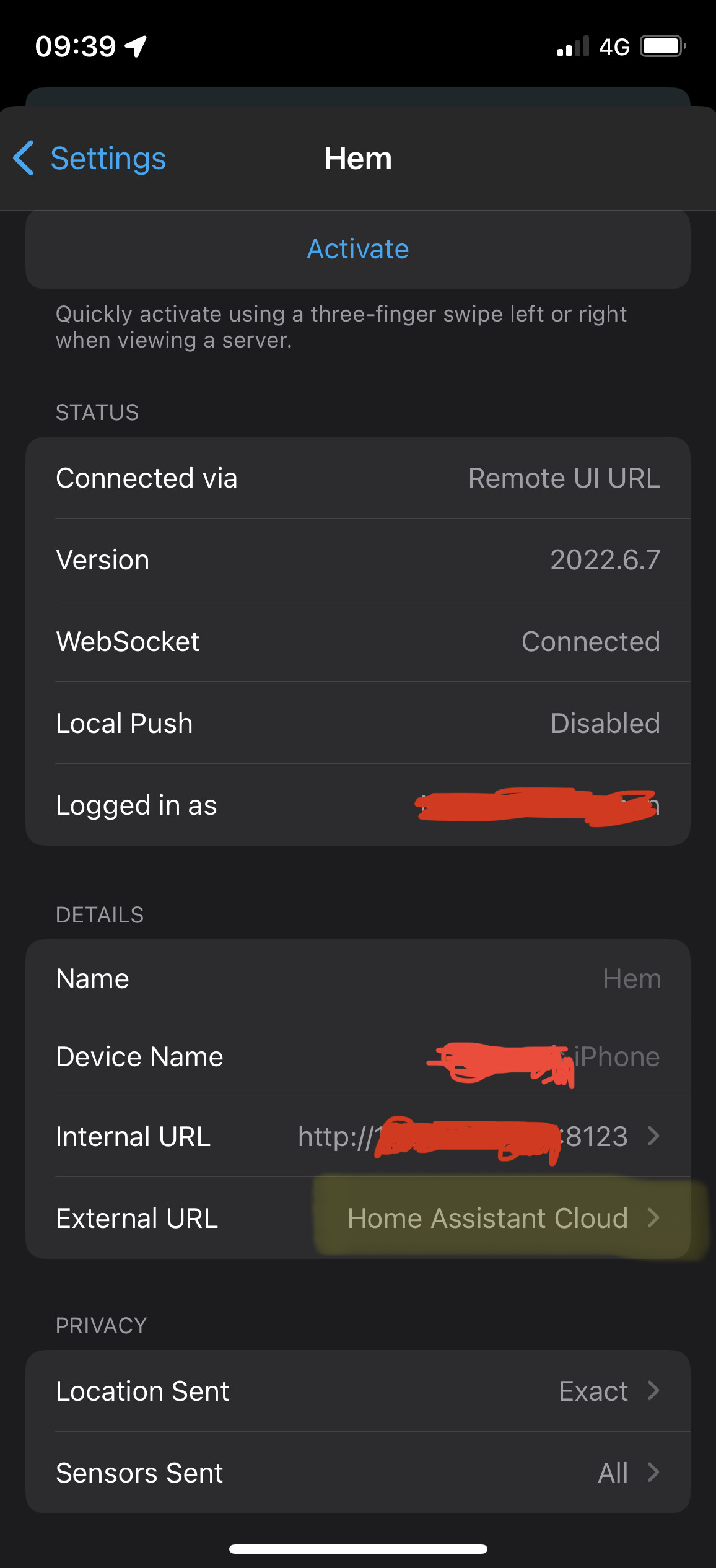 Home assistant cloud for second instance of home assistance Home