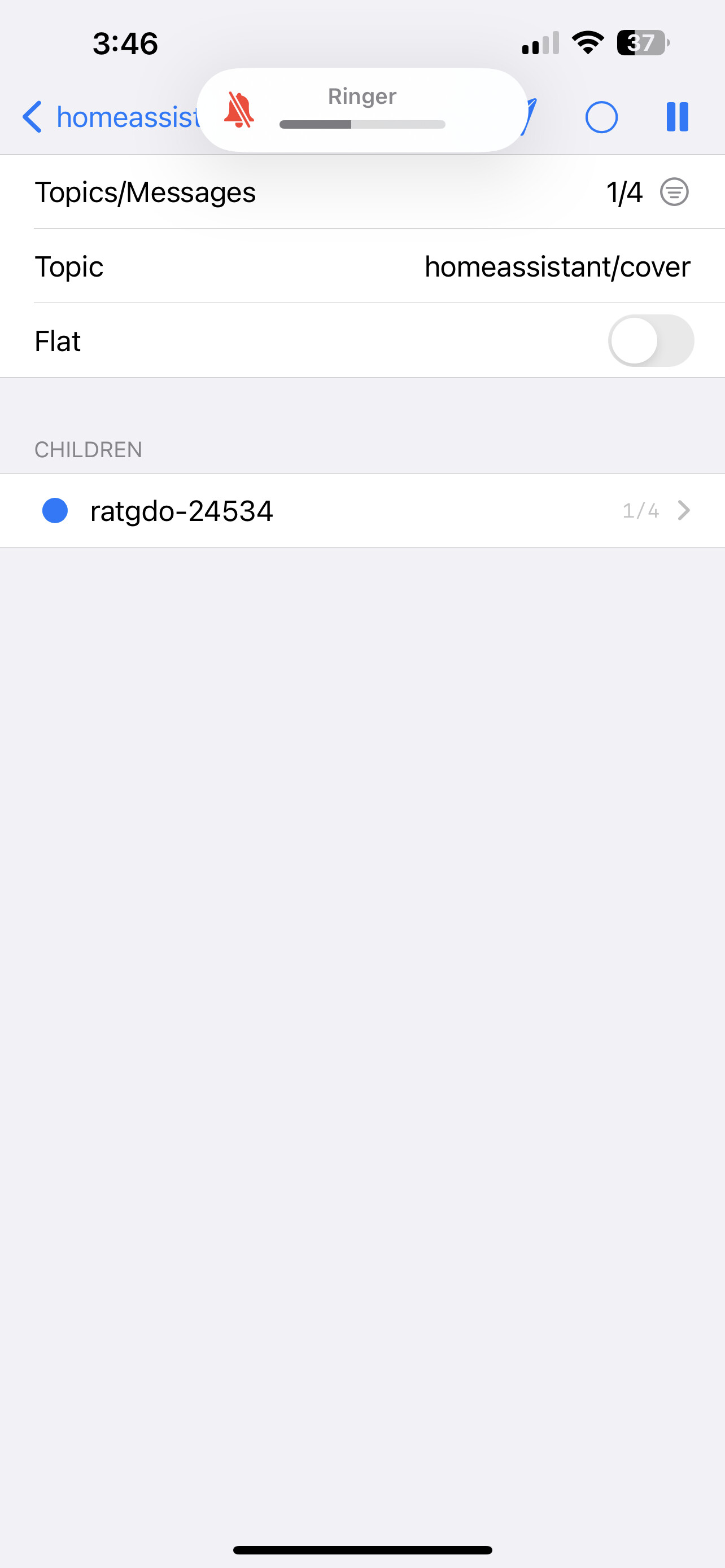 Automating a MQTT device to trigger a non MQTT device Configuration
