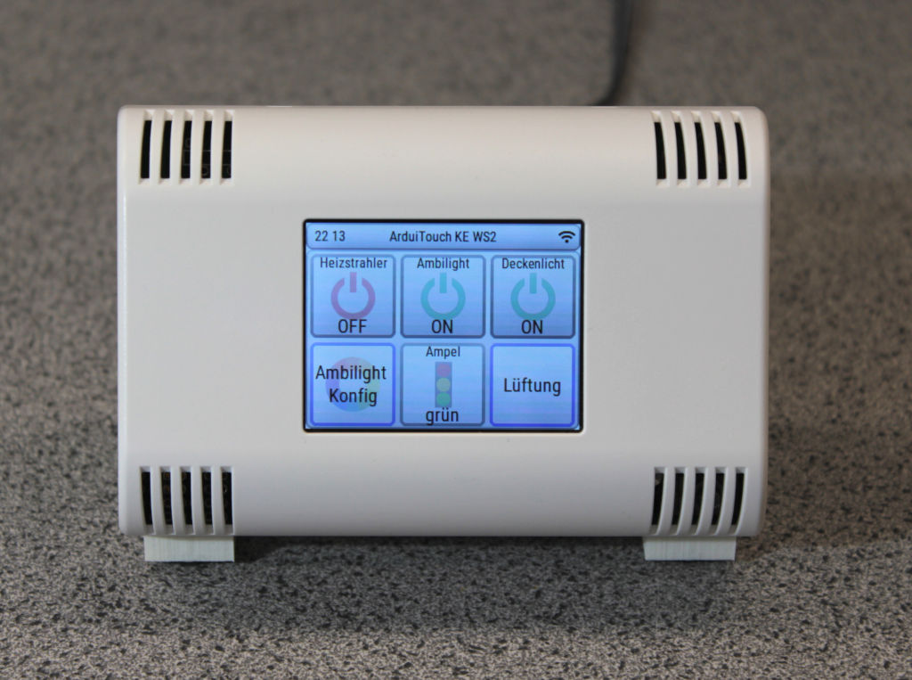 OhEzTouch Simple wall mount touch display with ESP32 DIY openHAB