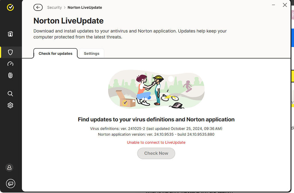 Live Update is Greyed out - Norton 360 for Windows - Norton Community