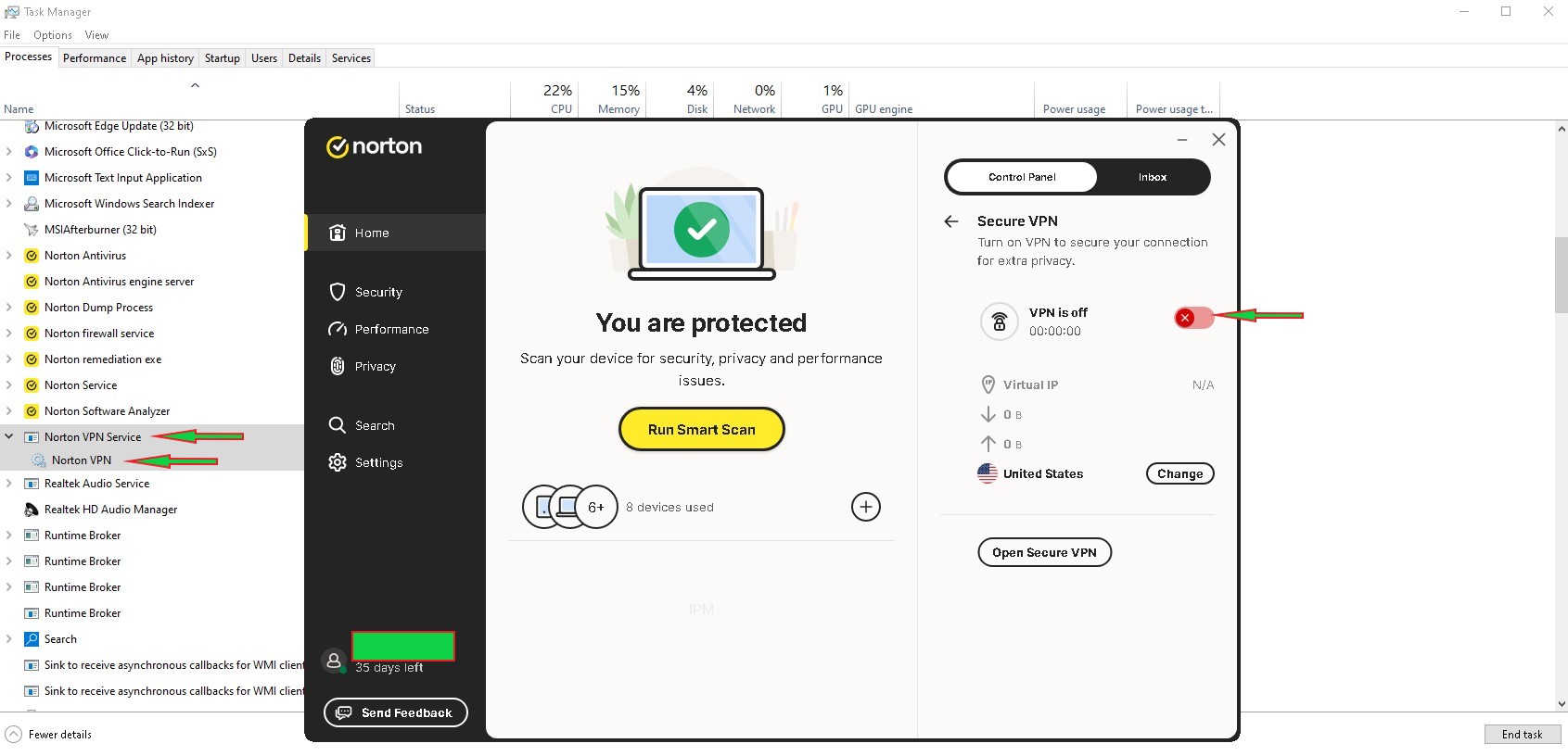 Why does Norton Antivirus subscription product key work and remain valid for a Norton 360