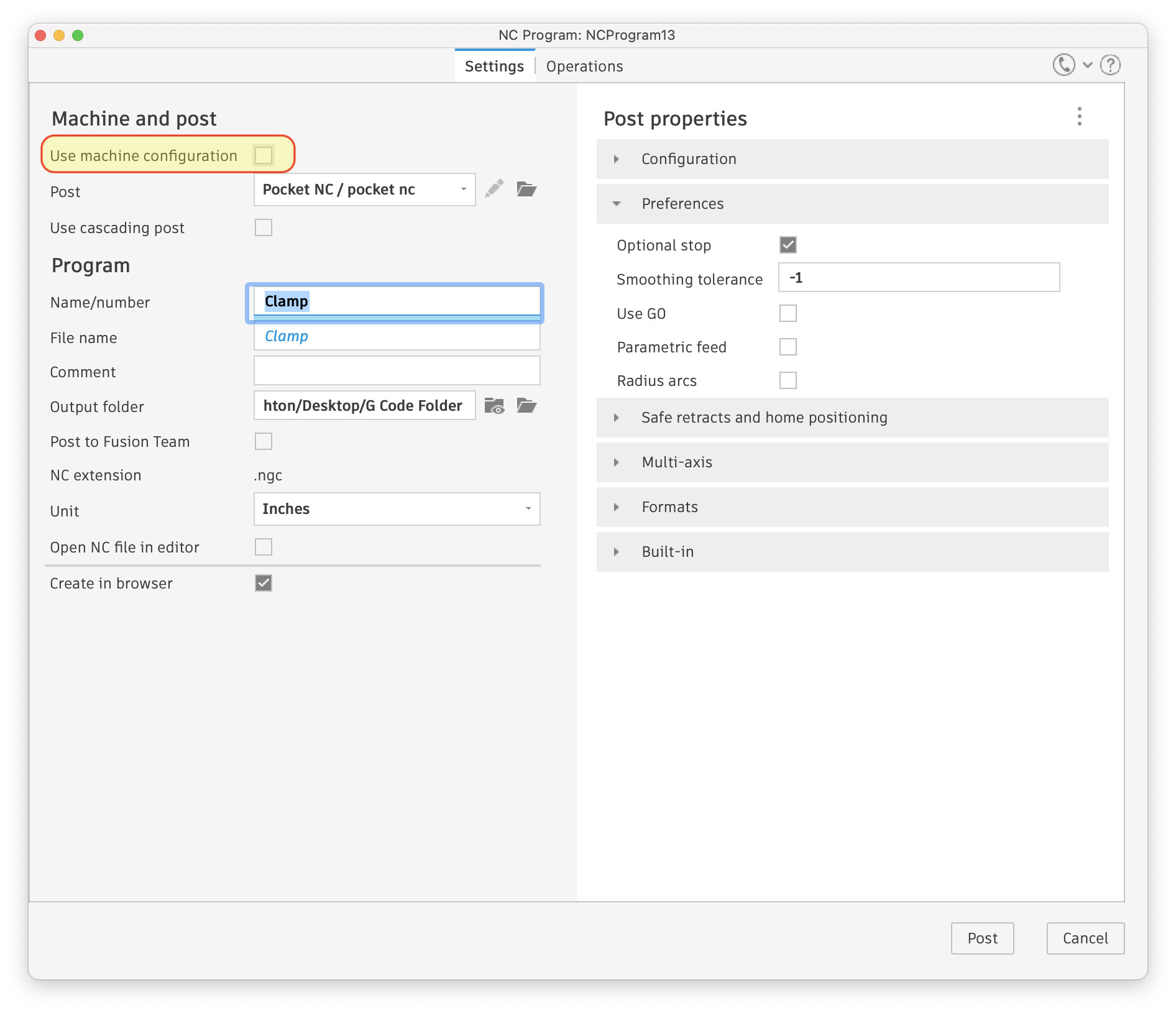 Error Error Tool orientation is not supported for available machine axes Penta Machine Community