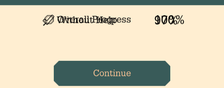 Sudoku score text superimposed on top of each othe