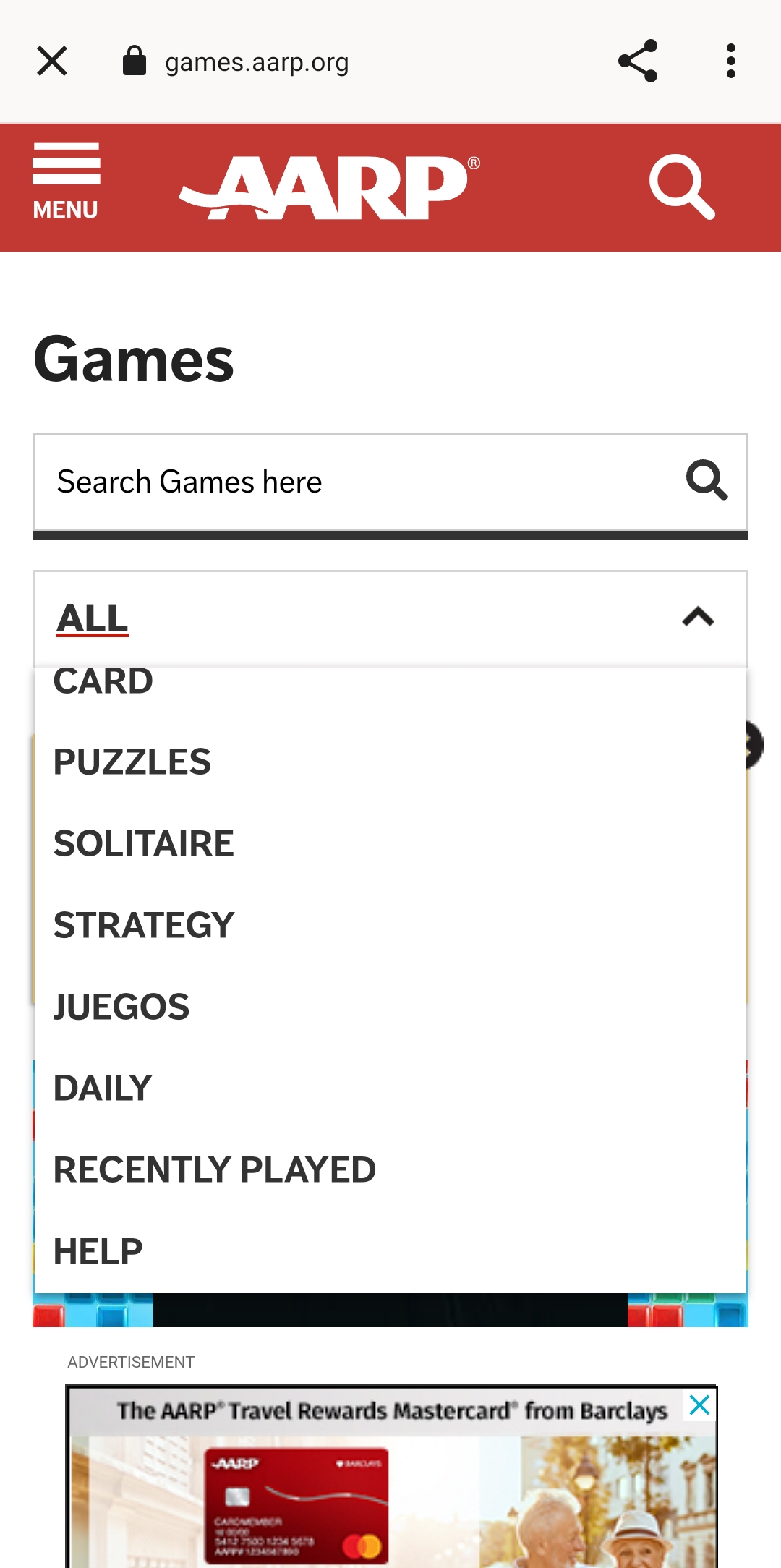 Solved AARP Online Community and Discussion Forums AARP Games Center(04)