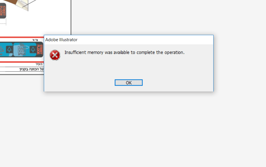 Solved Insufficient memory was avalable to complete the o... Adobe Support Community 8934036
