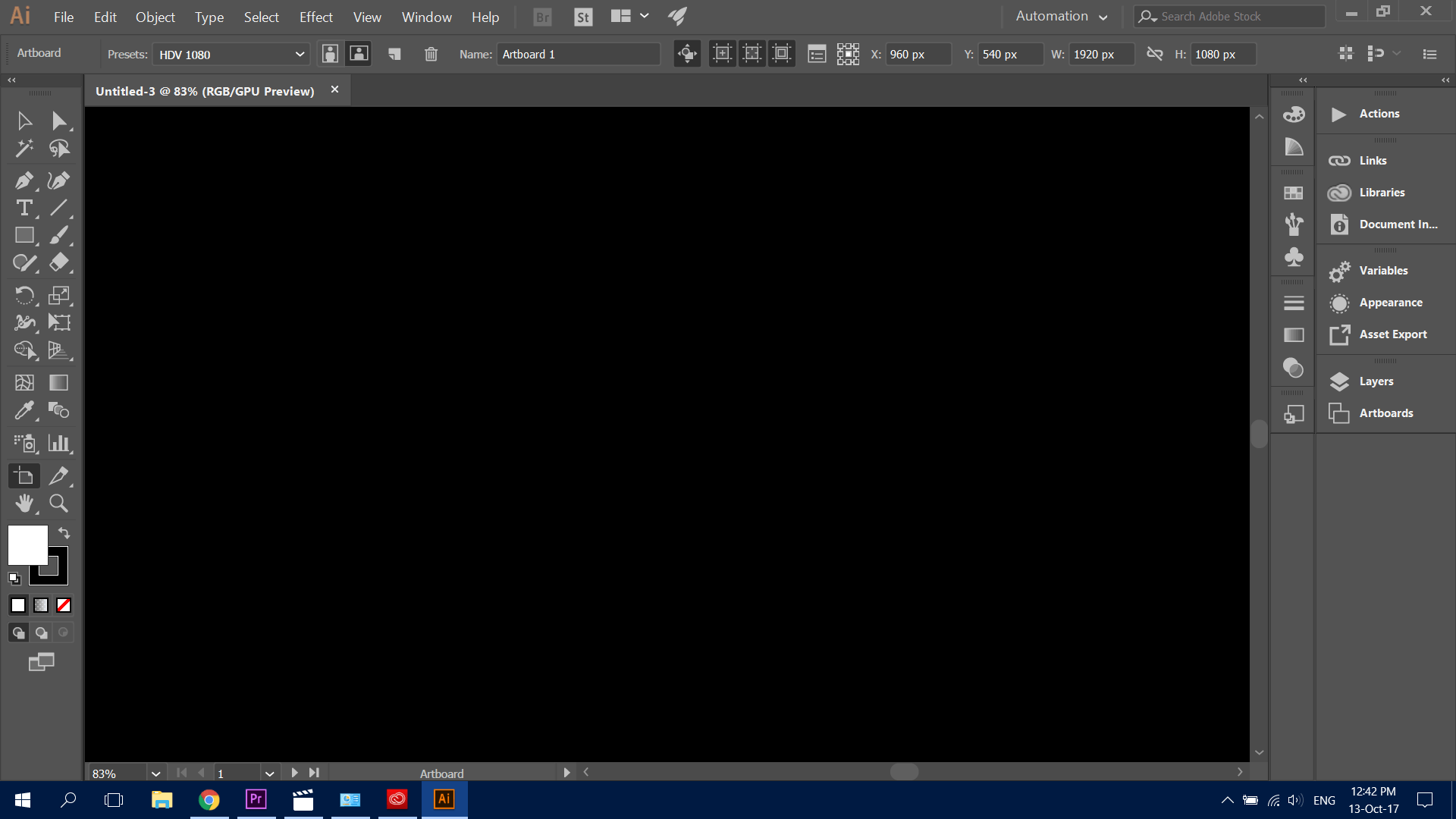 Can't see or create artboard on new or old docs Adobe Support