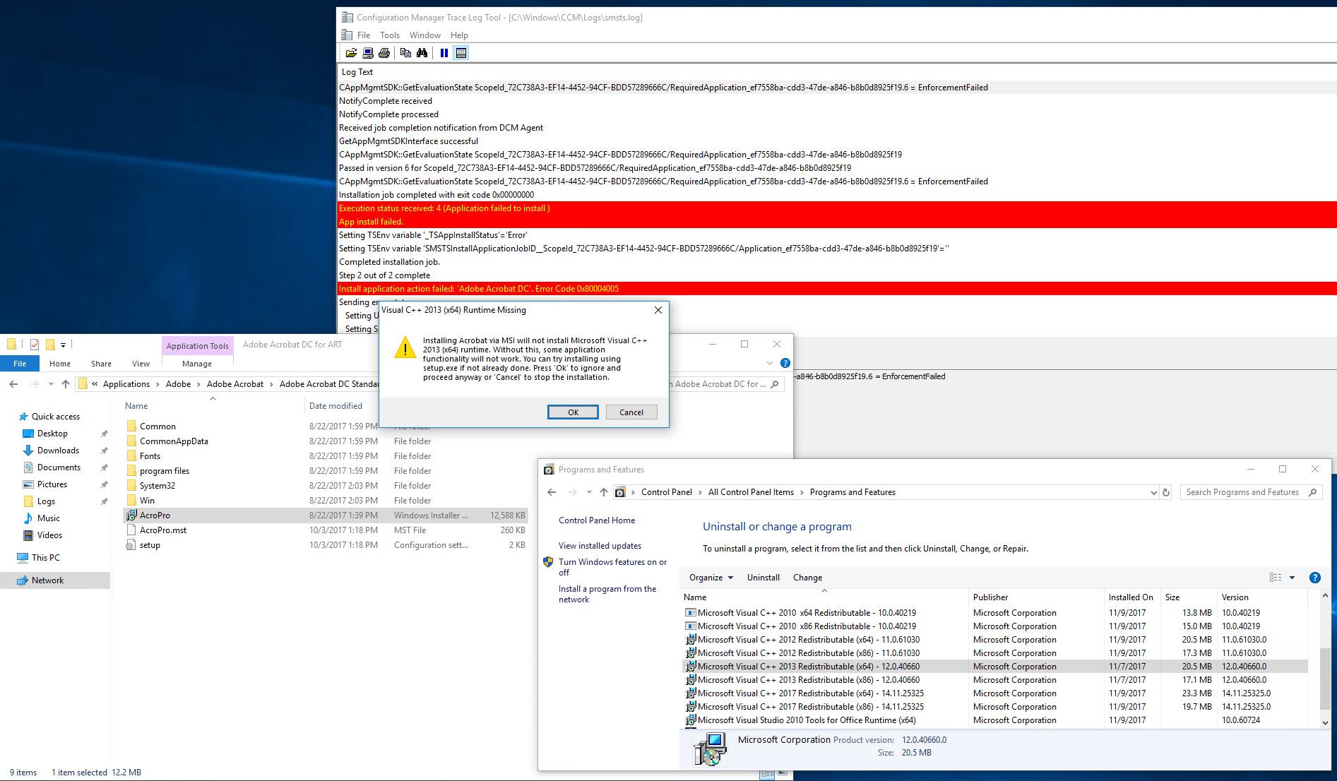 Why is Adobe Acrobat DC Installer not detecting VC... Adobe Community