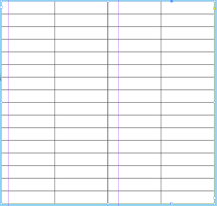 Setting different row heights across columns in ta... Adobe Community